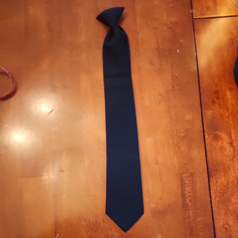 Clip On Black Tie